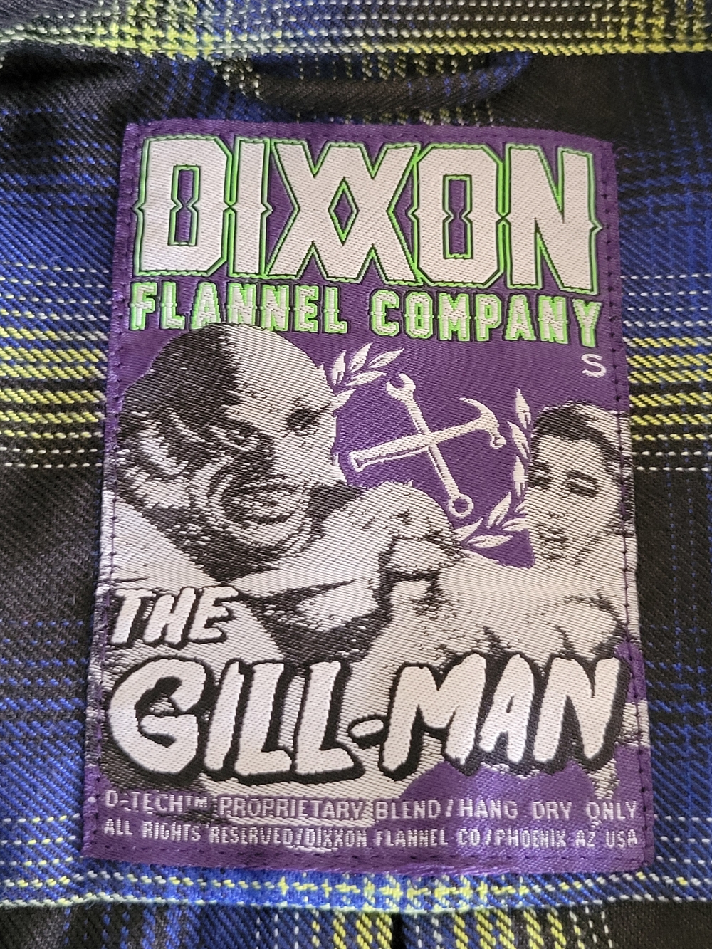 Dixxon Flannel Co "The Gill-Man" Universal Monsters Flannel Shirt - Women's S